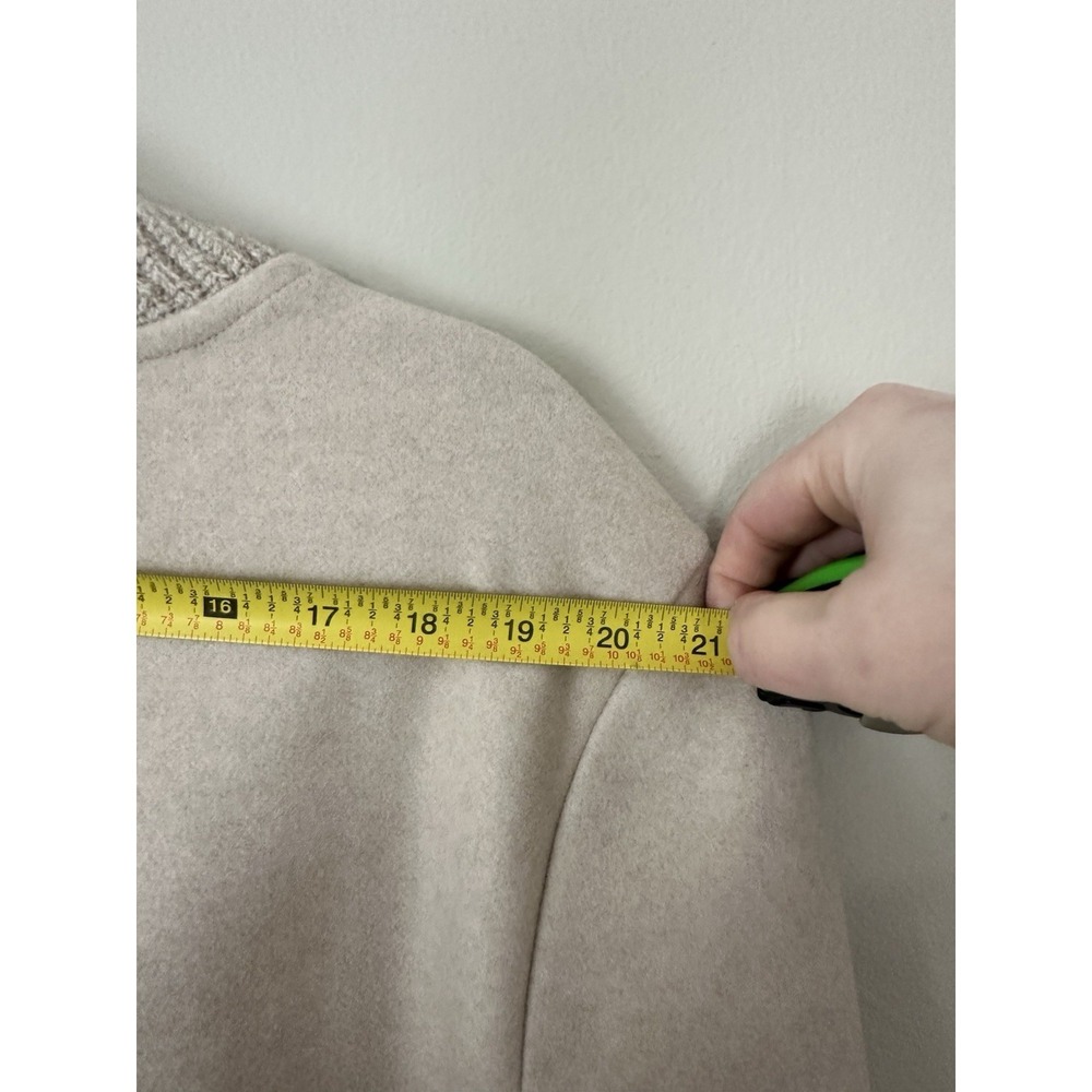 Banana Republic Oatmeal Turtleneck Sweater Size Large Neutral Capsule Wardrobe - Picture 11 of 15